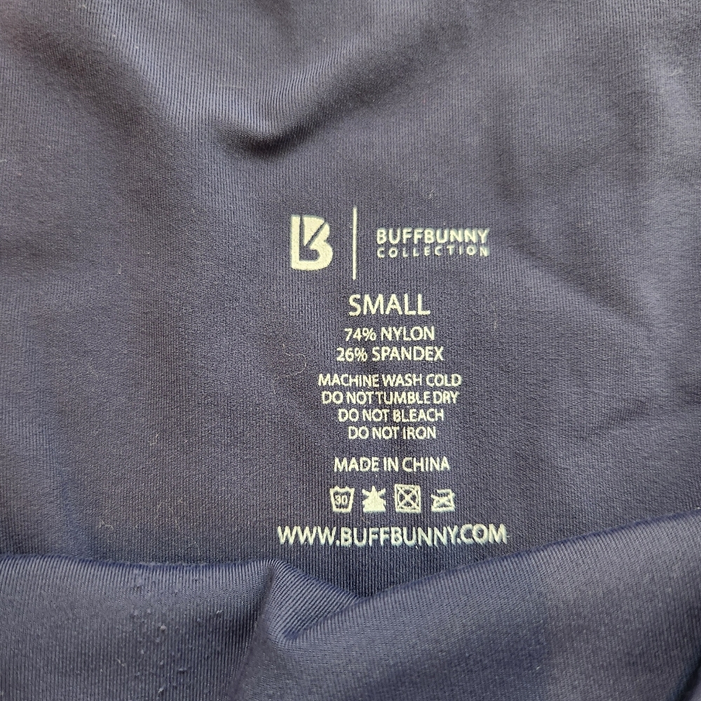 BuffBunny Rosa High Rise Leggings In Navy Blue Size Small - Picture 4 of 9